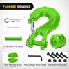 Nilight Forged Steel Winch Hook 3/8" Grade 70 Safety Latch