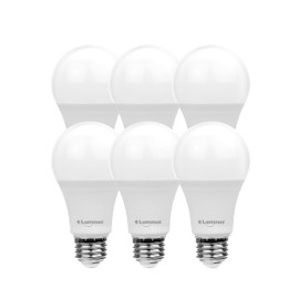 Luminus 6-Pack A19 Led Bulb 100W Equivalent (14W) 1500 Lumens, 15000 Hour Lifespan, Non-Dimmable, 2700k Warm White