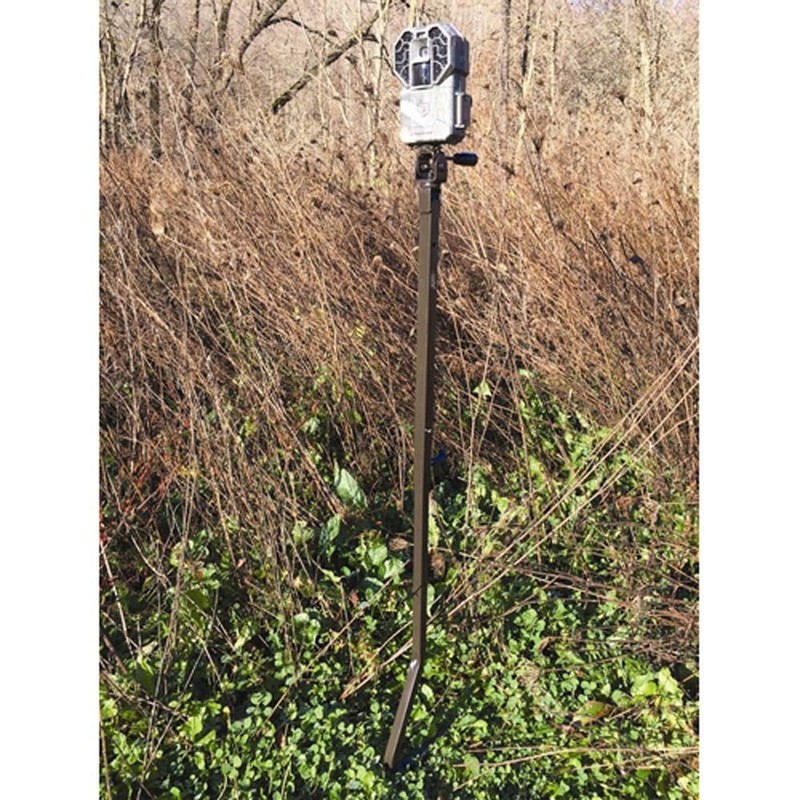 HME Trail Camera Holder Ground Mount with 360-degree Rotational Camera