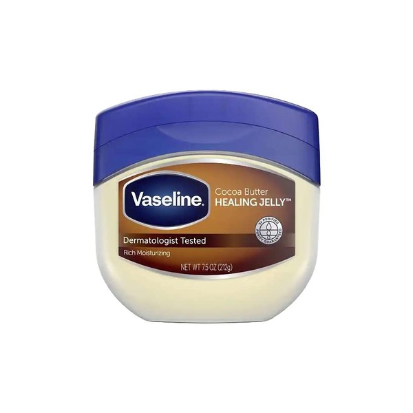 Vaseline Rich Conditioning Petroleum Jelly, Cocoa Butter 7.5 oz (Pack of 4)