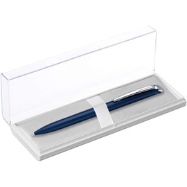 Pentel Australia BL2007C-PBOX Gifts EnerGel BL2007 Blue Barrel 0.7mm Black Ink Pen with Pearl White Gift Box
