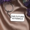 LParkin The Future is Female Stainless Steel Keyring Feminist Gift