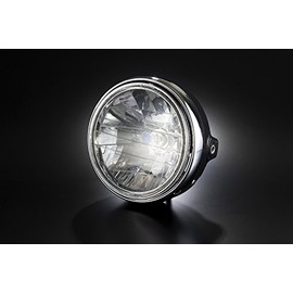 Bike Parts Center 310105 Multi-Reflector Headlight ASSY 180 Pie, Honda CB400SF, etc