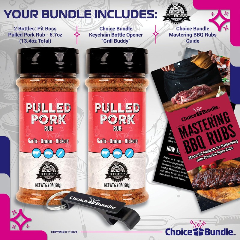 Pit Boss Pulled Pork Premium BBQ Barbecue Mixed Seasoning Spice