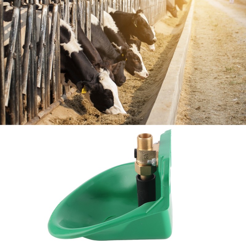 Cattle Copper Valve Automatic Water Bowl Sheep Pigs Water Drinking