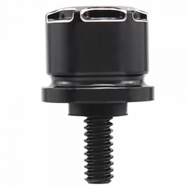 Seat Bolt for Harley 1997 Onwards Cover Nut 1/4 Inch 6 mm Black Ornament 3