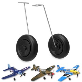 LEAMBE 2 Sets Front Landing Gear for RC Airplane Spitfire (761-12), BF109 (761-11), P40 (761-13)