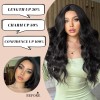 Peluca Larga Pelo Natural Ondulado Moda Para Mujer