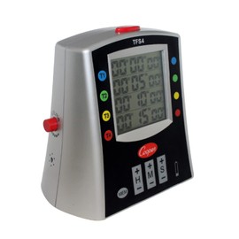 Cooper-Atkins TFS4 Large Multi-Station Digital Timer for Food Safety in Commercial Grade Restaurant Cooking