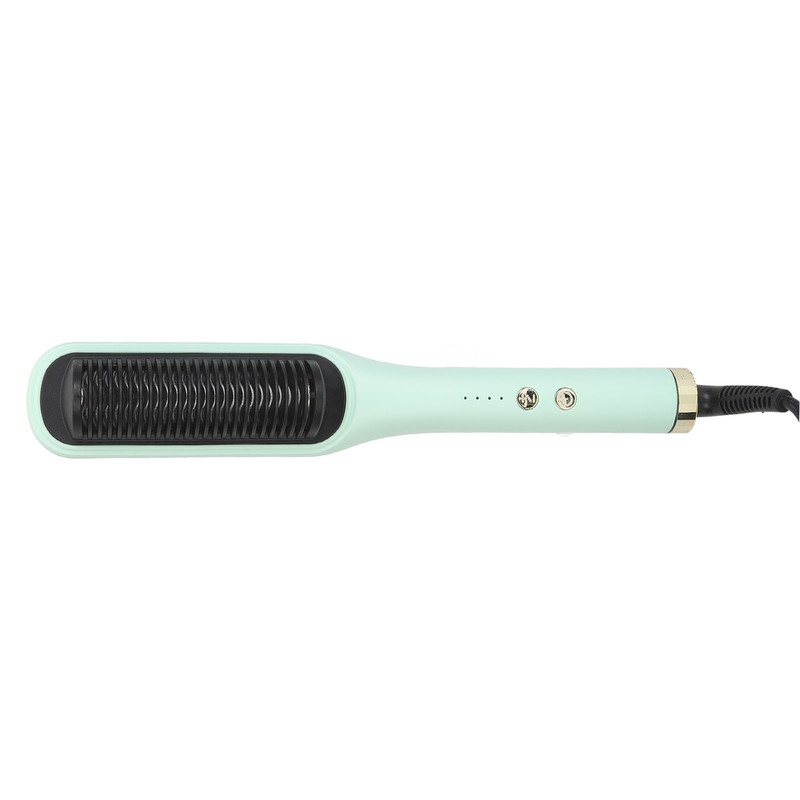 Negative Ion Hair Straightener Styling Comb Adjustable Temperature Straightening Comb