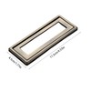 Desuibao 2 Pack Sliding Barn Door Handle, Zinc Alloy Recessed
