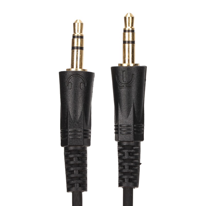 3.5mm Monaural Headset 3 Section Dual 3.5mm Plug PC Business