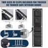 XTQINJIN Gun Safe Door Organizer, Gun Safe Accessories Storage with