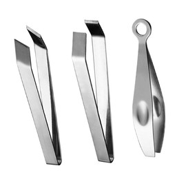 WOONEKY 3pcs Stainless Steel Poultry Hair Removing Pliers Set Hair Tweezers for Fish Bone Removal Portable Kitchen Tool Dishwasher Safe Convenient Design for Effortless Cleaning