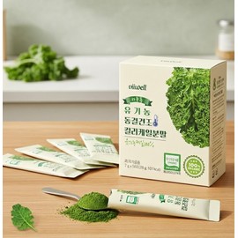 Bewell Organic curly kale powder 2g 14 sticks 3 boxes 100% freeze-dried curly kale powder / 유기농 컬리 케일 분말 2g 14스틱 3박스 100% 동결건조 곱슬케일 가루