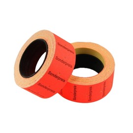 20 Rolls Price Labels for MX 5500 Dimensions 12x21 mm Red Special Price Label