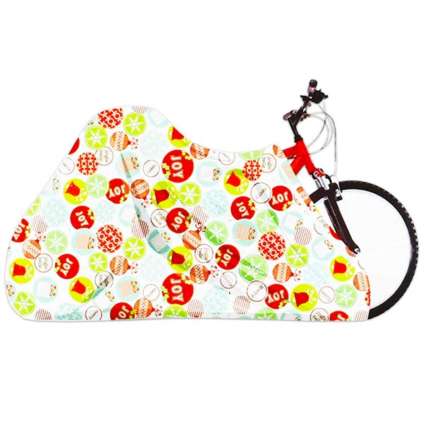1 Plastic Christmas/Holiday Bike Gift Bag, 60x72