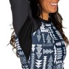 BLACKSTRAP Pinnacle Crew Playera de Capa Base para Mujer (Azul