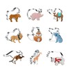 WDYJMALL Animal Cookie Cutters 9-Pc Set - Tiger Elephant Camel