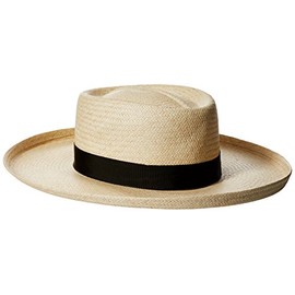 Scala Men's Grade 3 Big Brim Panama, Natural, Medium
