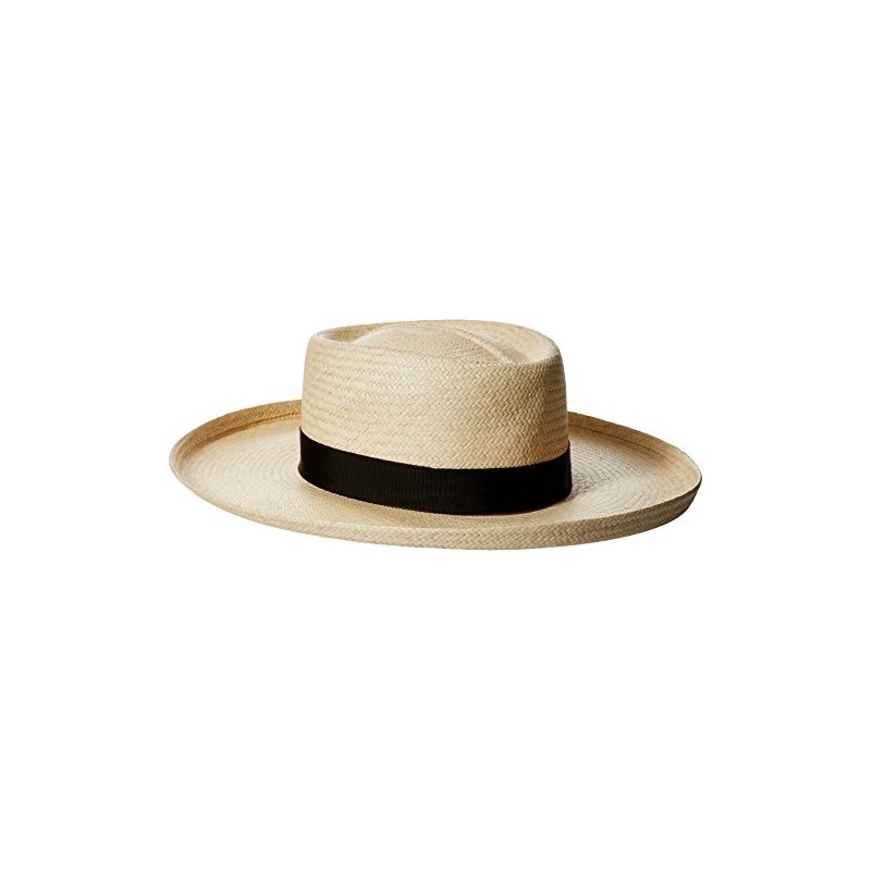Scala Men's Grade 3 Big Brim Panama, Natural, Medium