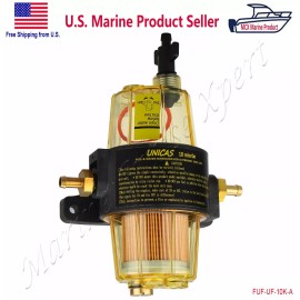 STX UF-10K Fuel Filter Water Separator for Diesel Gasoline Engine Marine Boat Yacht
