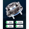 SCITOO 2 x Wheel Hub and Bearing Assembly Front for