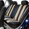 FH Group FB036114 Striking Striped Seat Covers (Beige) Full Set