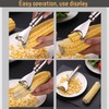 2PCS Magic Corn Cutter Peeler, Corn Stripper Cob Stripper Tool,Premium