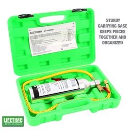 OEMTOOLS 37377 AC System Flush Kit, Cleaning The Air Conditioner with Pressurized Air and Flush Solvent, Easy AC Cleaner Reduces Comebacks, No Spray-Back