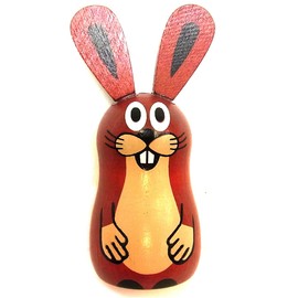 DETOA KRTEK "Rabbit" Wooden Magnet, Interior Goods, Made in Czech Republic