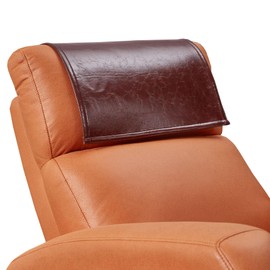 Hittun Non Slip Recliner Headrest Protector Washable Faux Leather Headrest Covers for Recliner Chair Waterproof Couch Head Rest Covers for Sofa,Furniture,Office Chair,Theater Seat (Maroon)