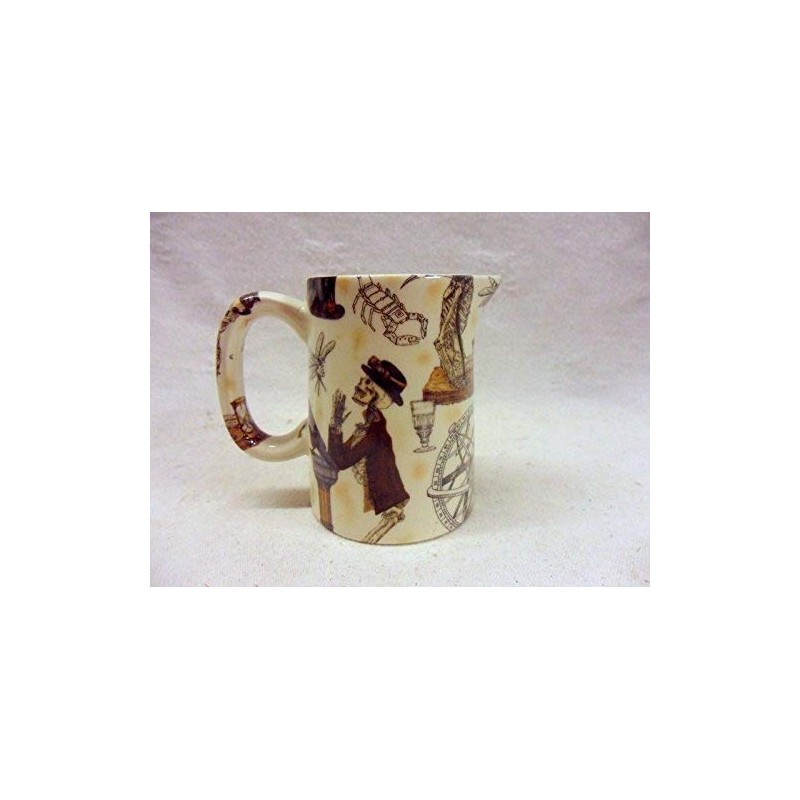 Steampunk Mini Cream Jug Pitcher by Heron Cross Pottery