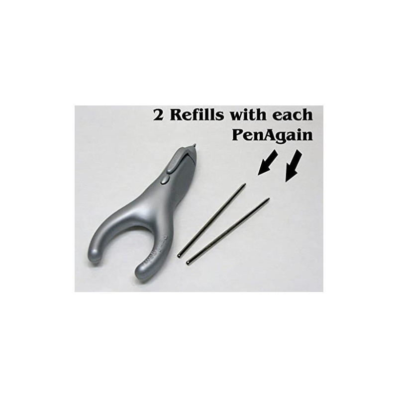 PenAgain Ergosof, Ballpoint Pen, Black Ink, Set of 4 Pens