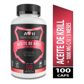 Aceite De Krill 100 Caps 1000mg Astaxantina Epa Dha A4h Armo Sabor Sin Sabor