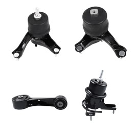 keuyyap 4Pcs Engine Motor Mount Compatible with Toyota Sienna V6 3.5L AWD 2011-2014 Transmission Mount Set, Replace A4288 A42017HY A62045 A62036HY, Black, CA-EM0530