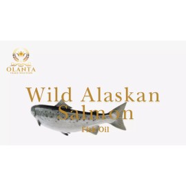 OLANTA TRADE SOLUTION Non-GMO Wild Alaskan Salmon Oil – Clean Omega-3 Supplement from Deep Cold Waters