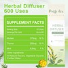 PUFFIAIR Herbal Mullein & Milk Thistle Diffuser Bundle with Mullein/Thyme/Mint