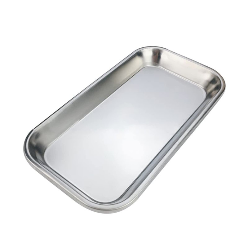Surgical Dental Tray, Stainless Steel Laboratory Instrument Medical Instrument Tray