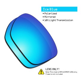 SmartVLT Polarized AR Coated Ice Blue Replacement Lenses for Oakley Sliver XL OO9341 Sunglass