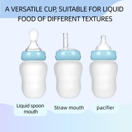 UKYCEORA Adult Bottle,Drinking Aids Cup for Elderly,Safe Straws for Dysphagia,Anti-Choking Cup,Pregnancy Water Bottle,Parkinsons Aids for Living,Suitable for Disabled,Elderly,Postoperatively(Green)