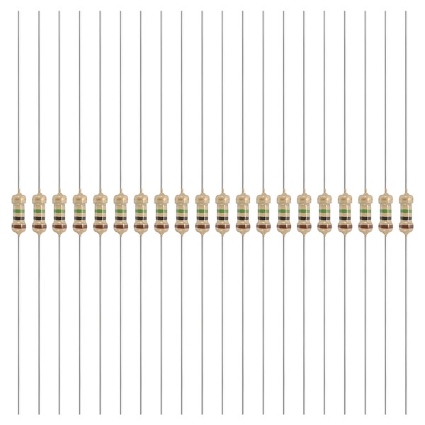YOKIVE 200 Pcs 1/4W (0.25 Watts) 1M Ohm 5% Carbon