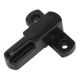 Casement Window Lock, T-Type, Erosion Resistance, Comfortable Hand Feeling, Childproof Security Lock, Universal Application for Home (Black)