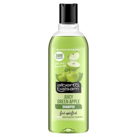 Alberto Balsam Juicy Green Apple Shampoo - 300ml - 24HR Fragrance - Pro-Vitamin B5 - All Hair Types