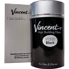Vincent Hair Building Fibers (Black)