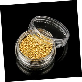 Housoutil Nail Art Rhinestones Round Beads Special Decor Jewelry Design DIY Collection Box