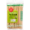 Yamato Bussan Round Bamboo Chopsticks 50 Pairs with Toothpicks