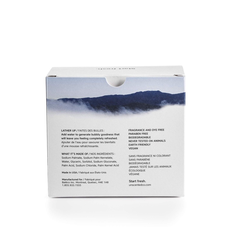 The Unscented Company Unscented Soap Bar 5 Count, 21.16 OZ