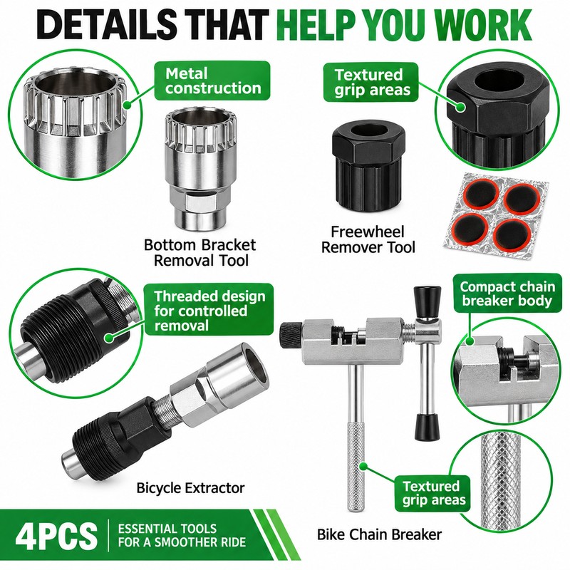 Bicycle Repair Tool Kit for MTB & Road Bikes –