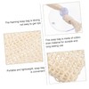 Minkissy 25pcs Exfoliating Soap Pouch Natural Cotton Linen Foaming Net